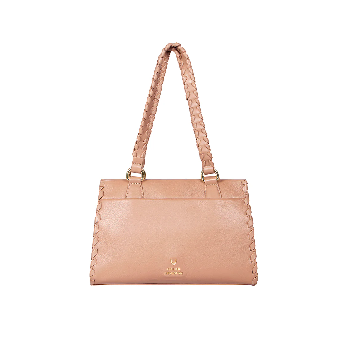 Callas 07 Nude Leather Tote Bag - Image 5