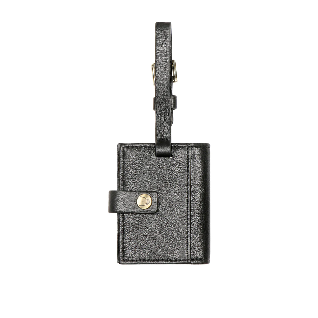 Callas Black Leather Luggage Tag - Image 5