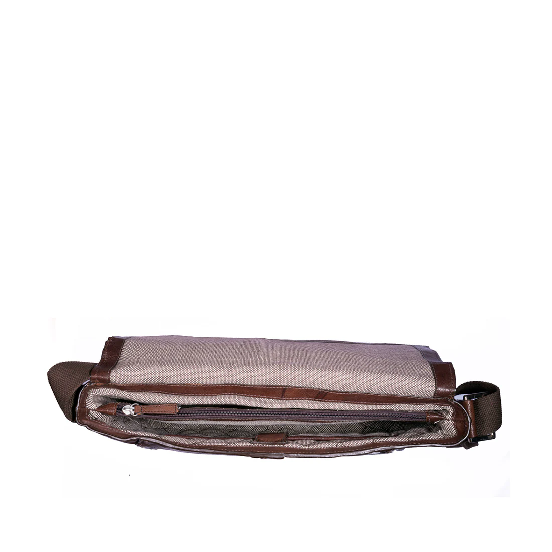 Camaro 01 Brown Leather  Messenger Bag - Image 6