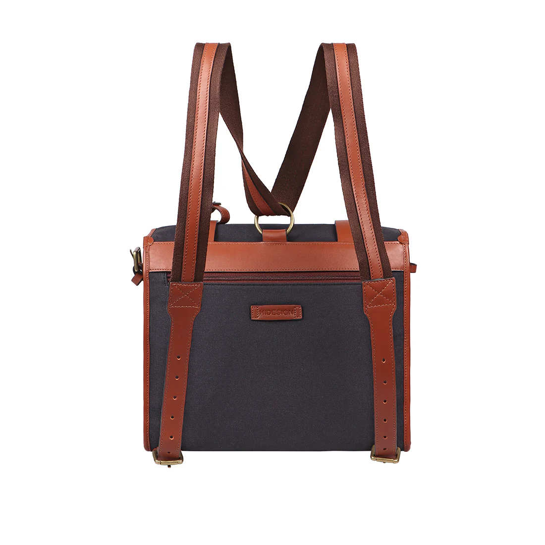 Cameron 4 Dark Blue Canvas Backpack - Image 3