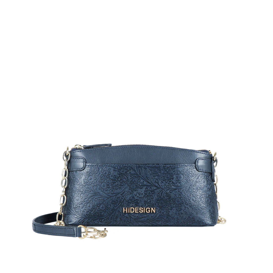 Camila Sb 01 Blue Leather Sling Bag - Image 2