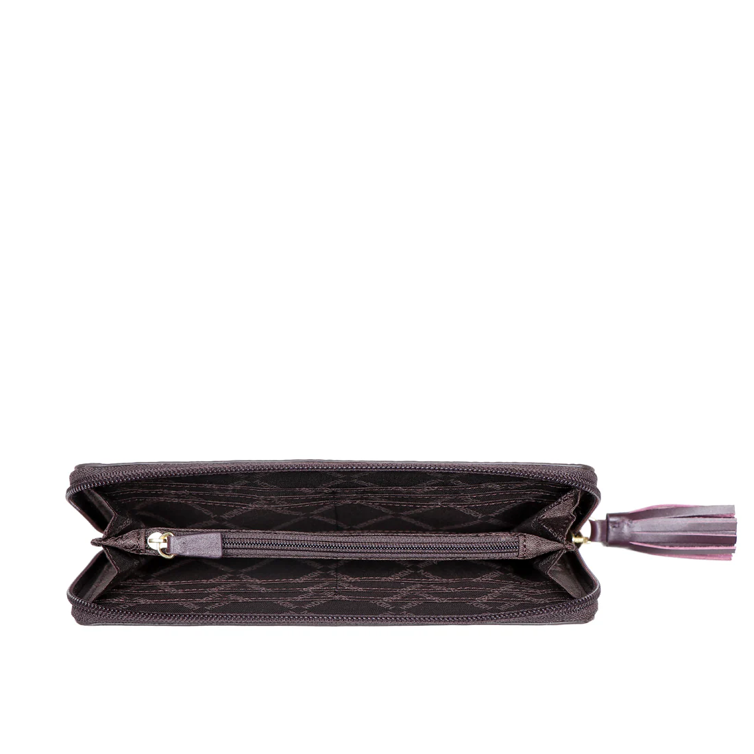 Camila Sb W1 Brown Leather Zip Around Wallet - Image 5