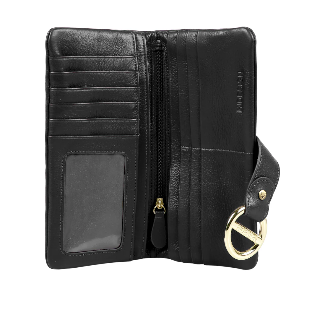 Cannes Black Leather Bi-Fold Wallet - Image 2