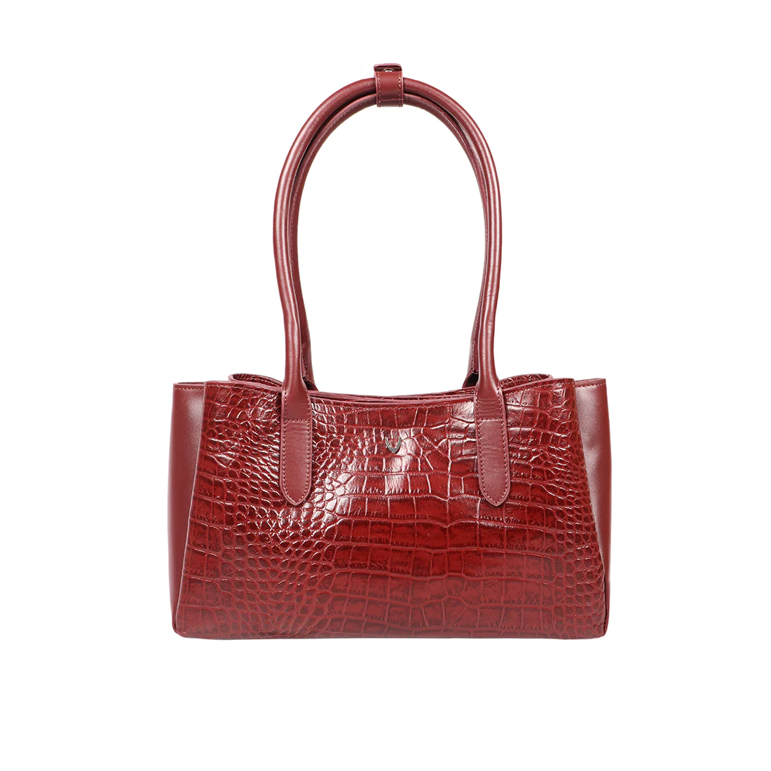 Canton Red Leather Shoulder Bag - Image 2