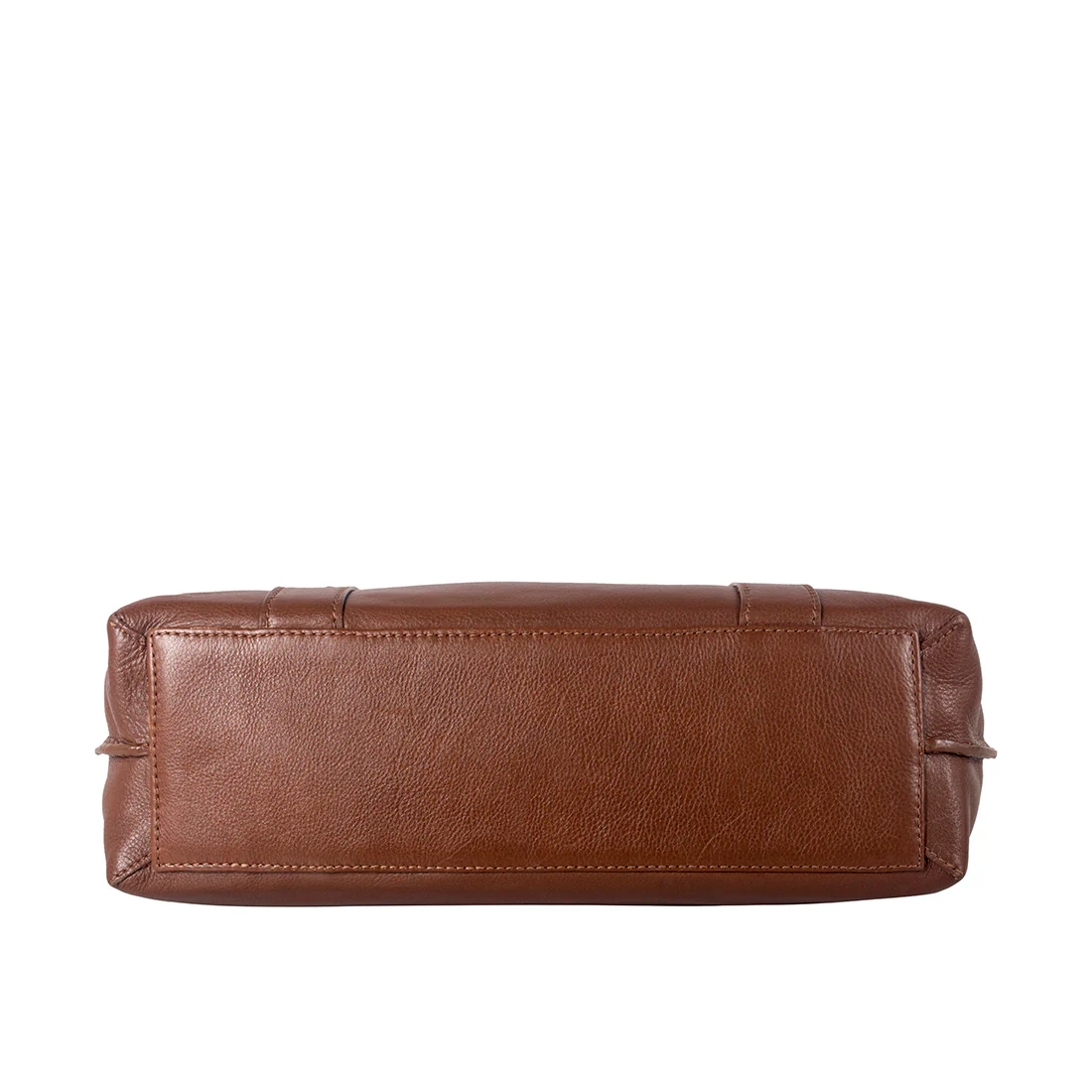 Caramel 01 Tan Leather Tote Bag - Image 4
