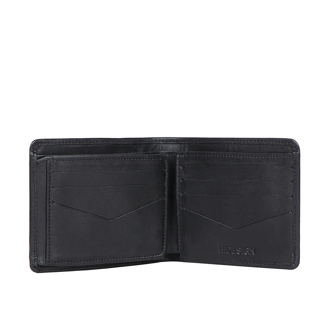 Carlos-W02 Sb Black Leather Bi-Fold Wallet - Image 2