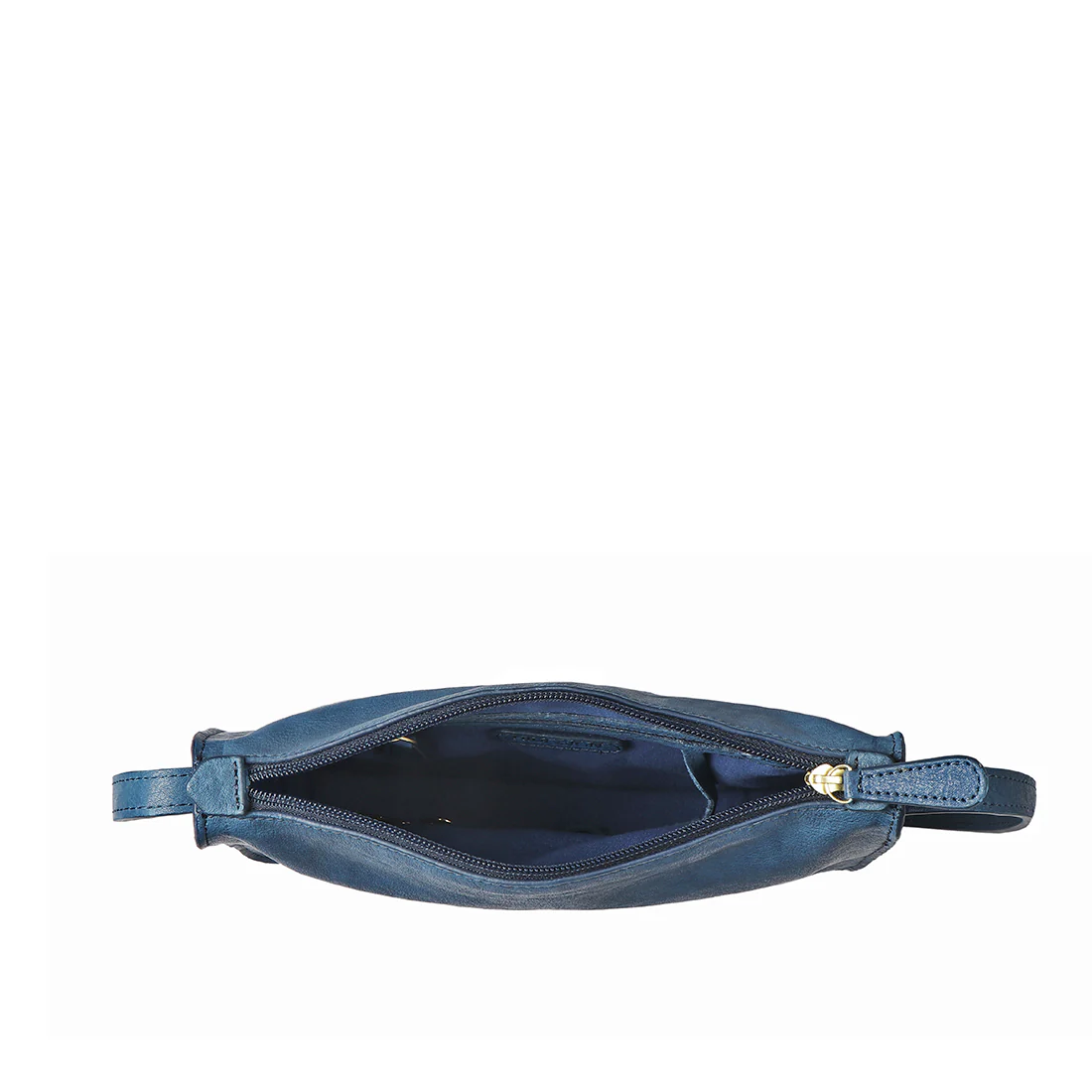 Carmel 01 Blue Leather Sling Bag - Image 6