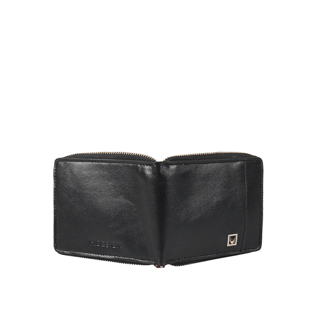 Cashmere W2 Black Leather Bi-Fold Wallet - Image 3