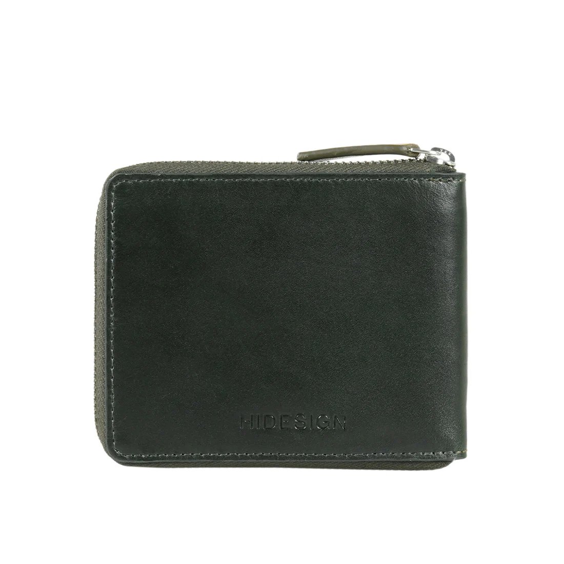 Cashmere W2 Green Leather Bi-Fold Wallet - Image 3