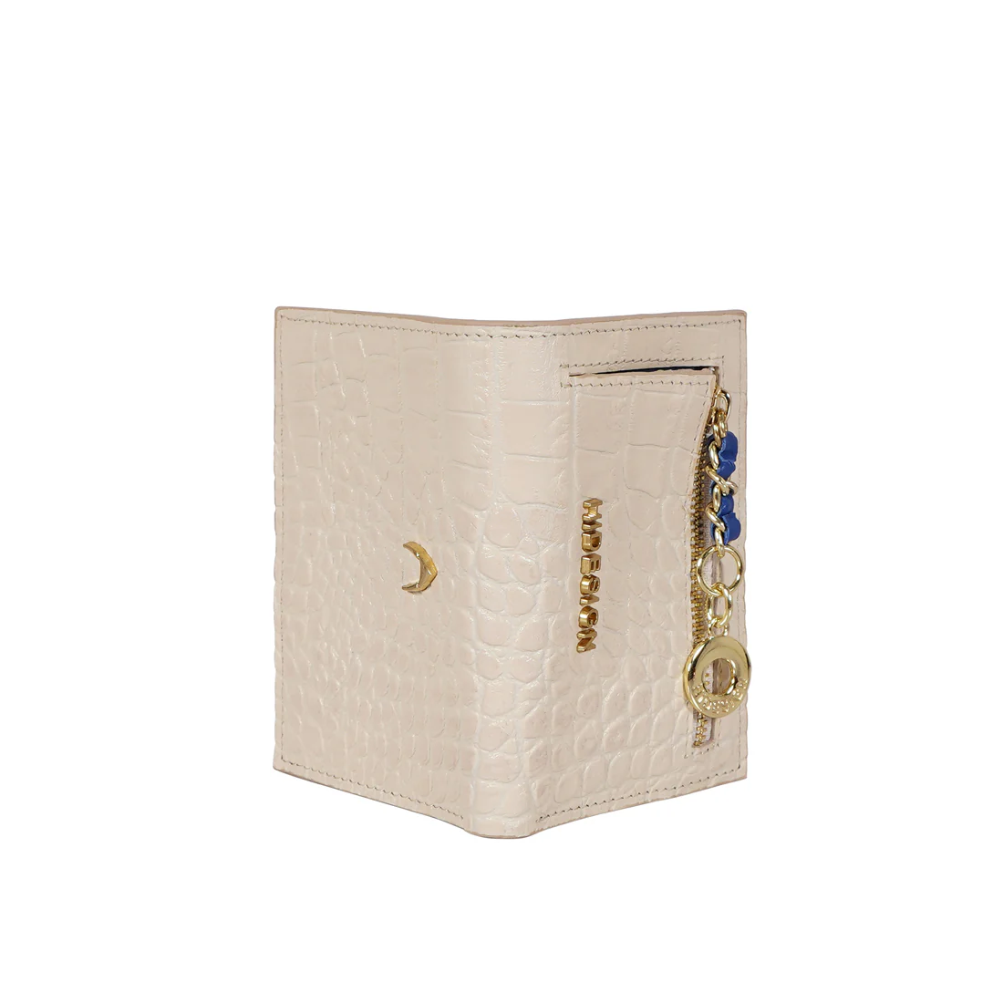 Casino W1 White Leather Bi-Fold Wallet - Image 7