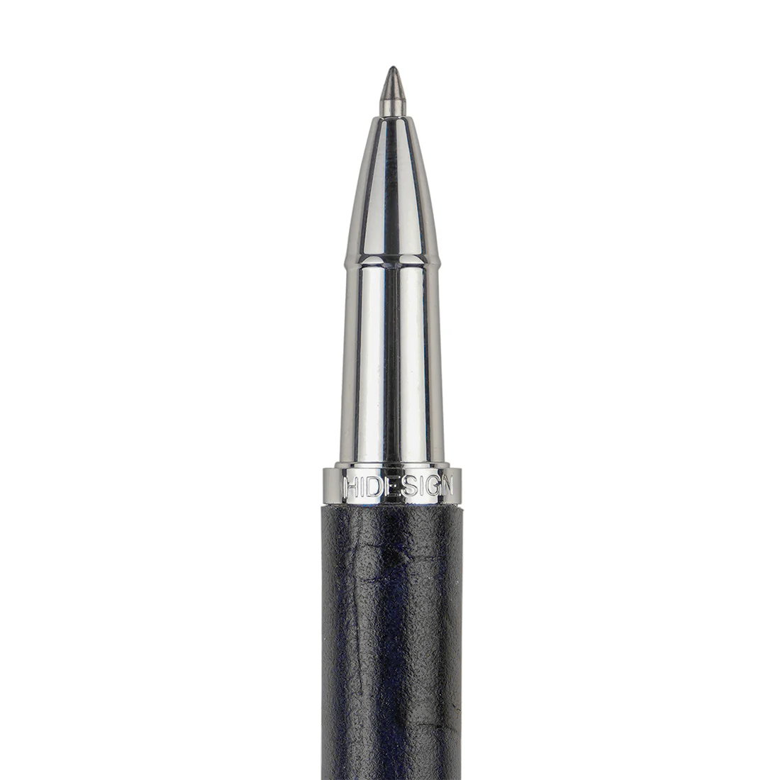 Cassis Blue Leather Gel Pen - Image 4