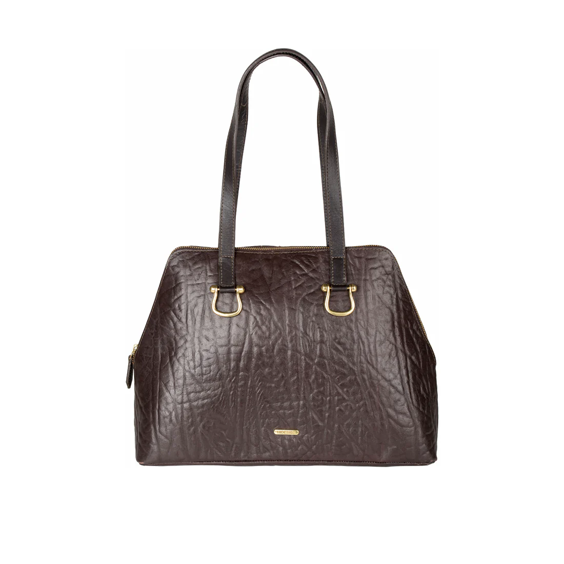 Cera 02 Brown Leather Tote Bag