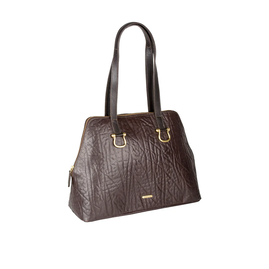 Cera 02 Brown Leather Tote Bag - Image 2