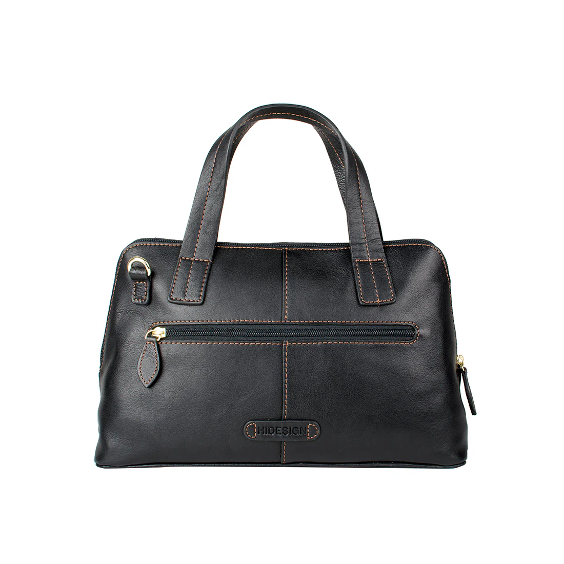 Cerys 02 Black Leather Satchel - Image 3