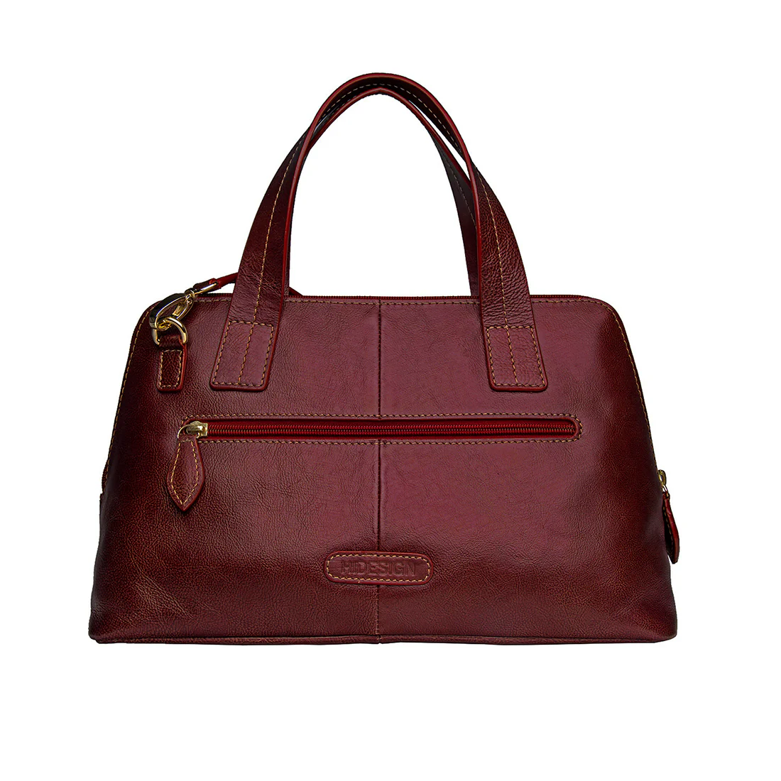 Cerys 02 Red Leather Satchel - Image 3