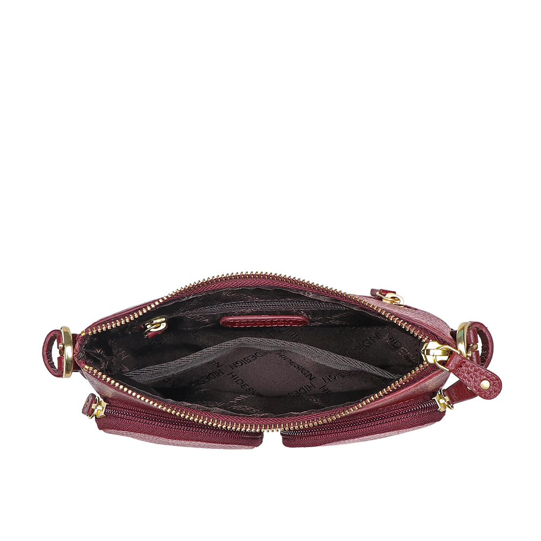 Changi-01 Marsala Leather Shoulder Bag - Image 6