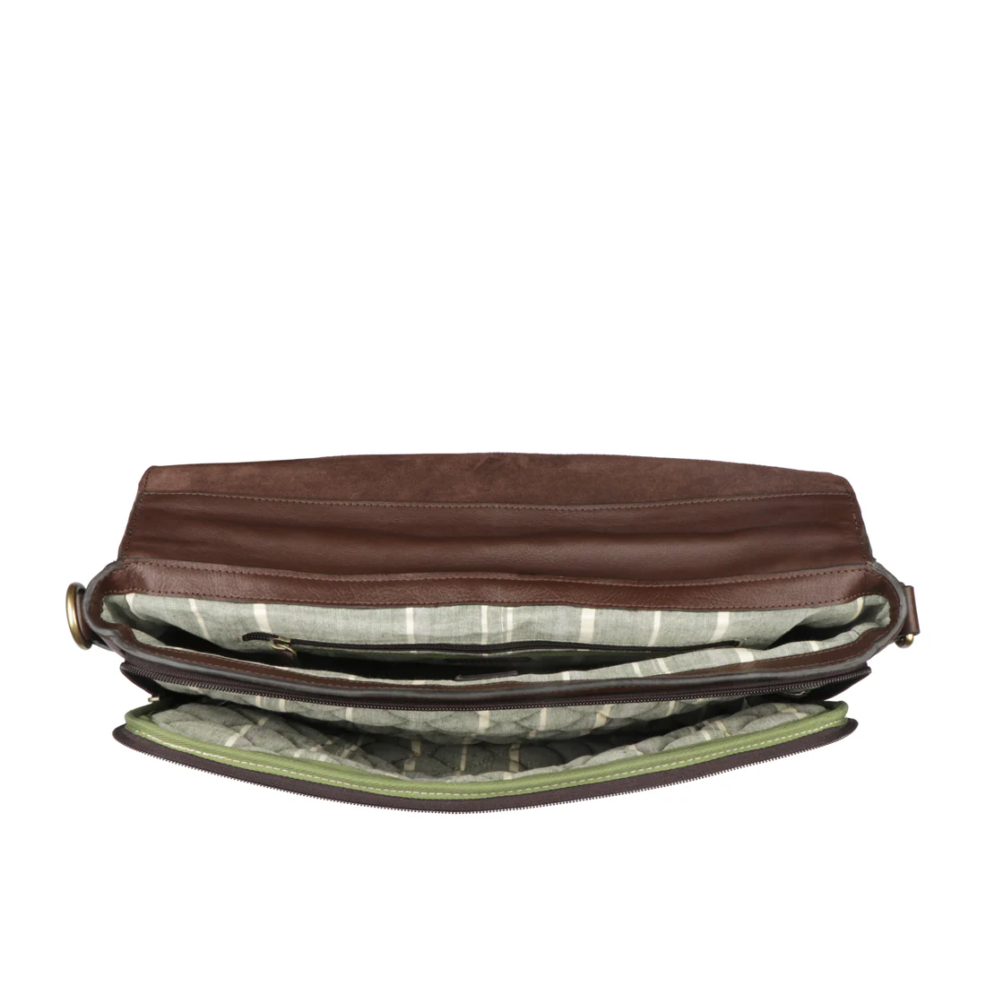 Charles 03 Brown Leather Briefcase - Image 5