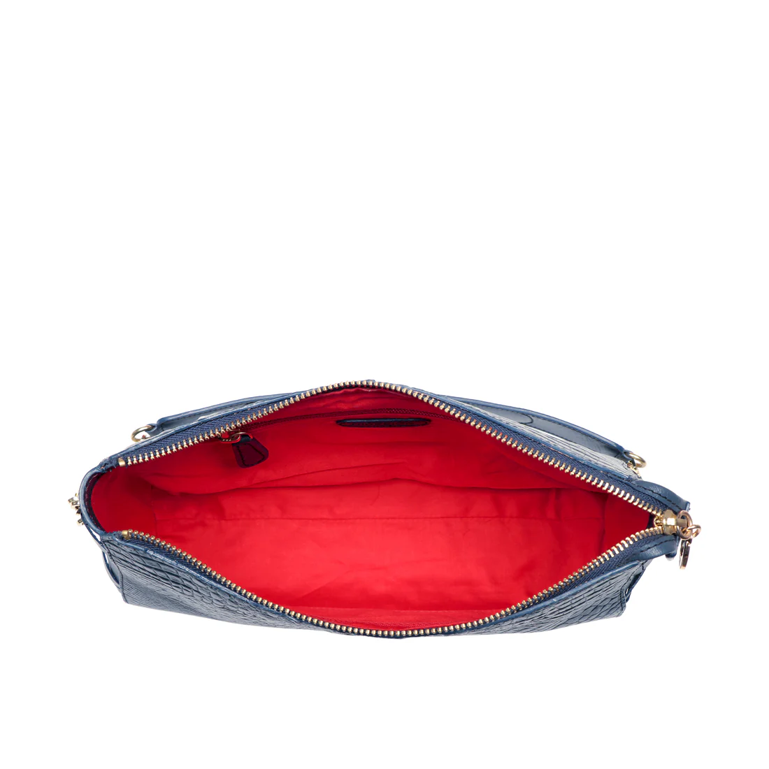 Charleston 03 Blue Leather Shoulder Bag - Image 5