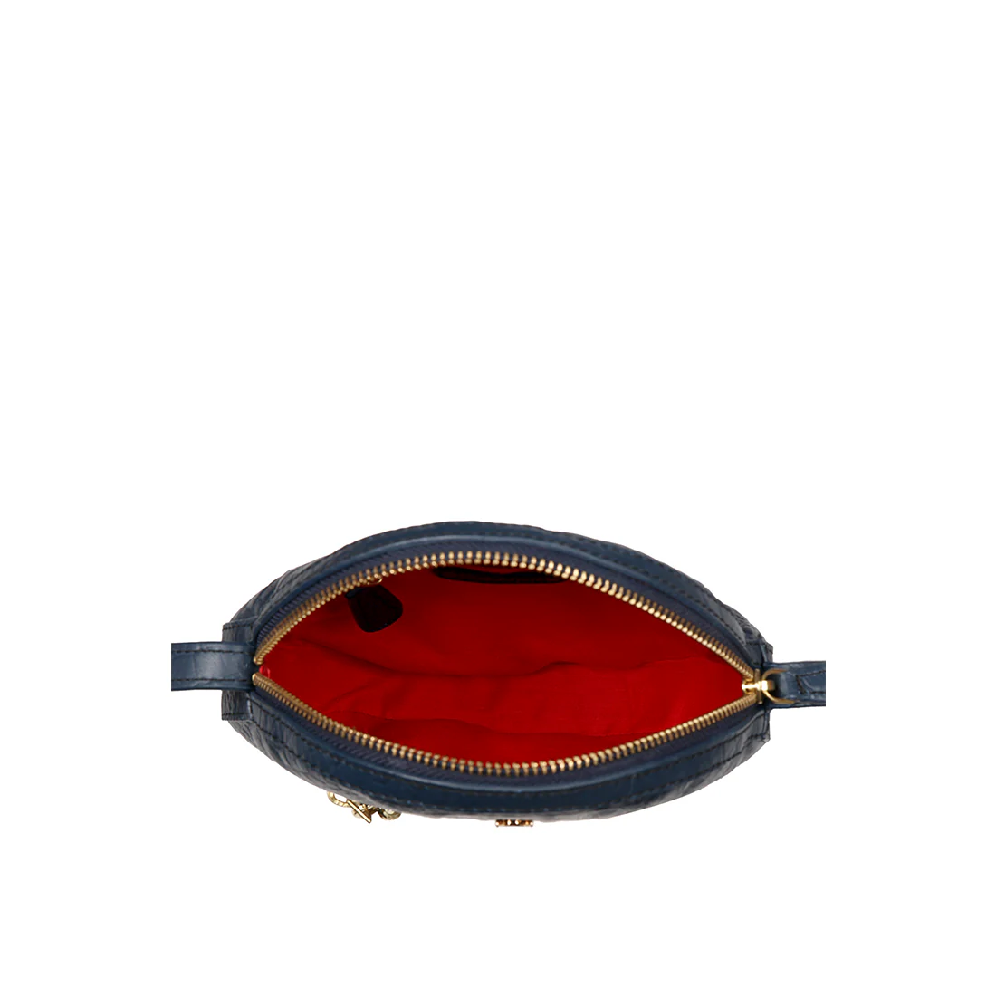 Charleston 04 Blue Leather Sling Bag - Image 6