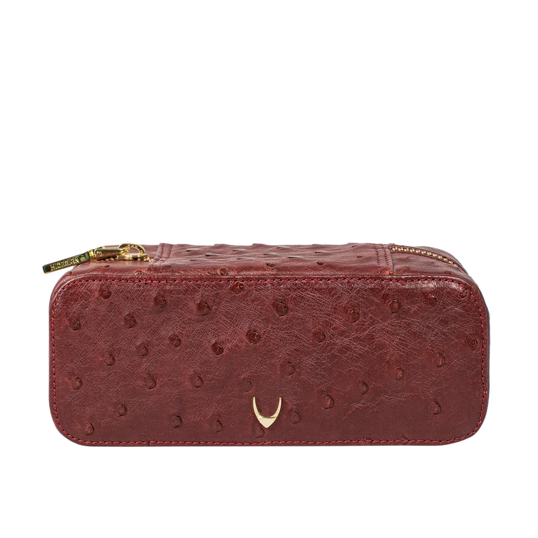 Chateau 02 Brown Leather Jewelry Pouch - Image 2