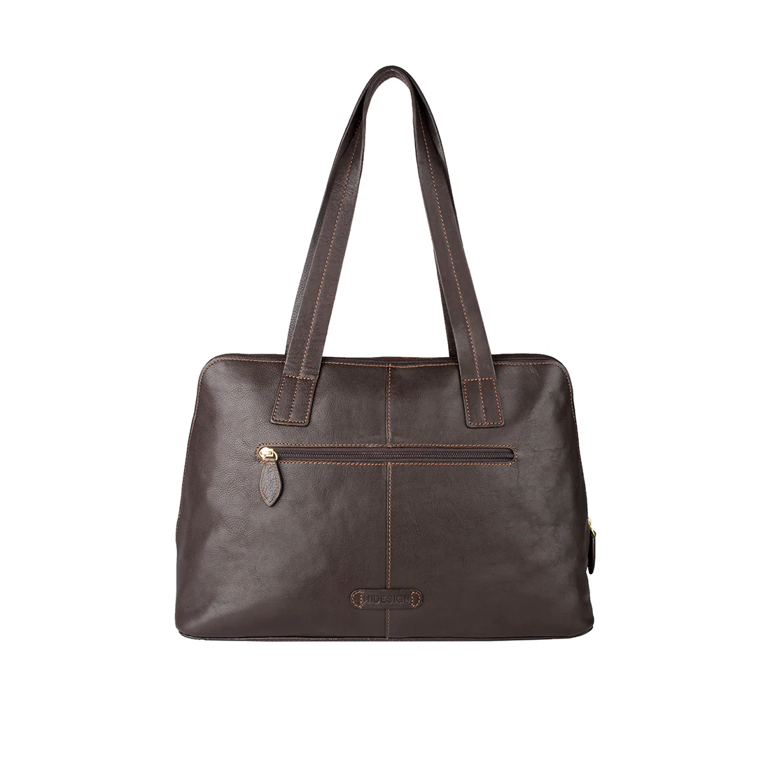 Chb 003 Brown Leather Tote Bag - Image 3