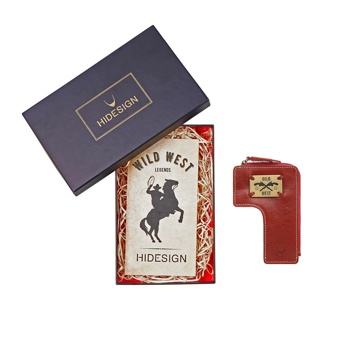 Cheyenne -W4 Red Leather Pouch - Image 5
