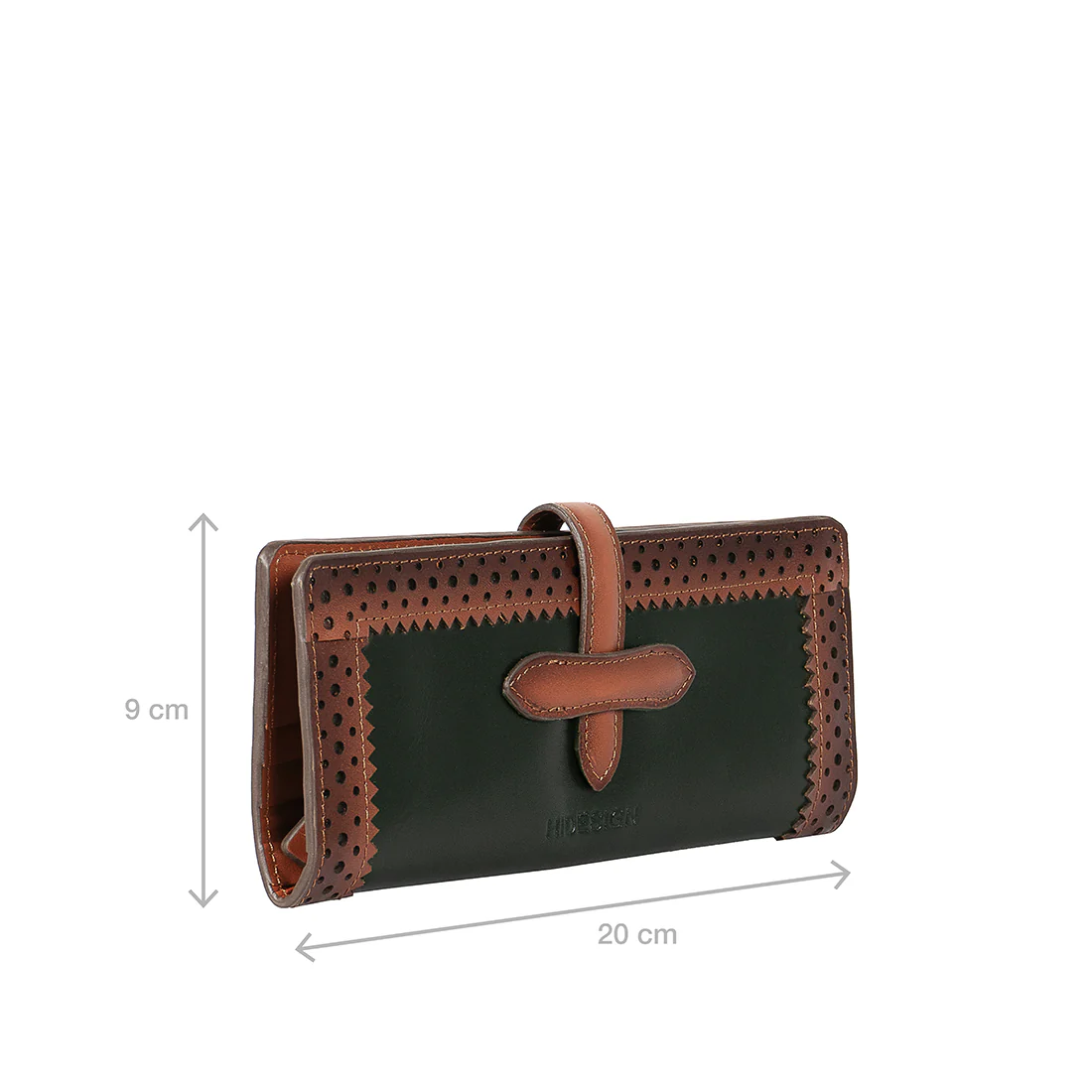 Churro W3 Green Leather Bi-Fold Wallet - Image 4