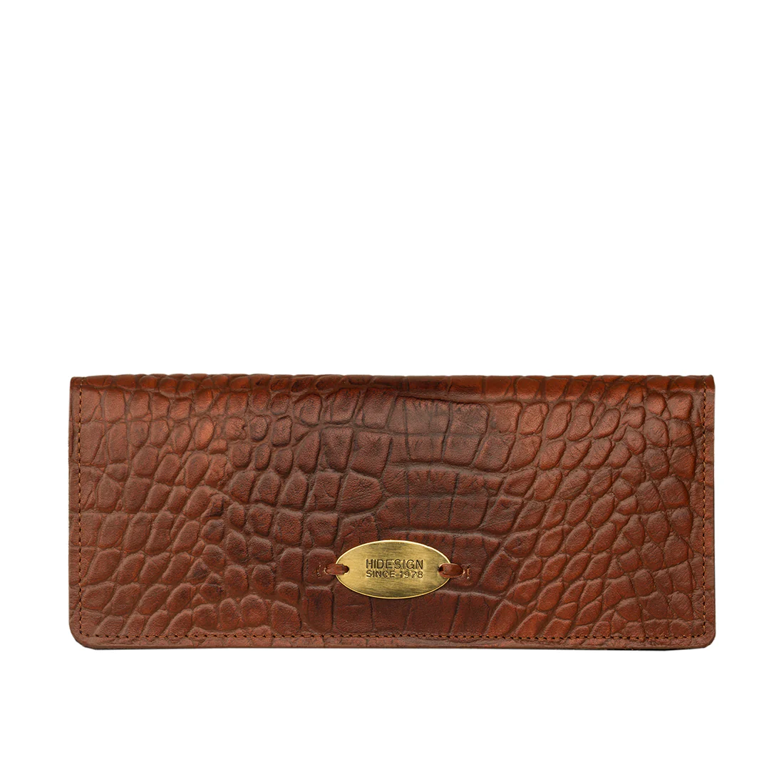 Claea W1 Tan Leather Bi-Fold Wallet