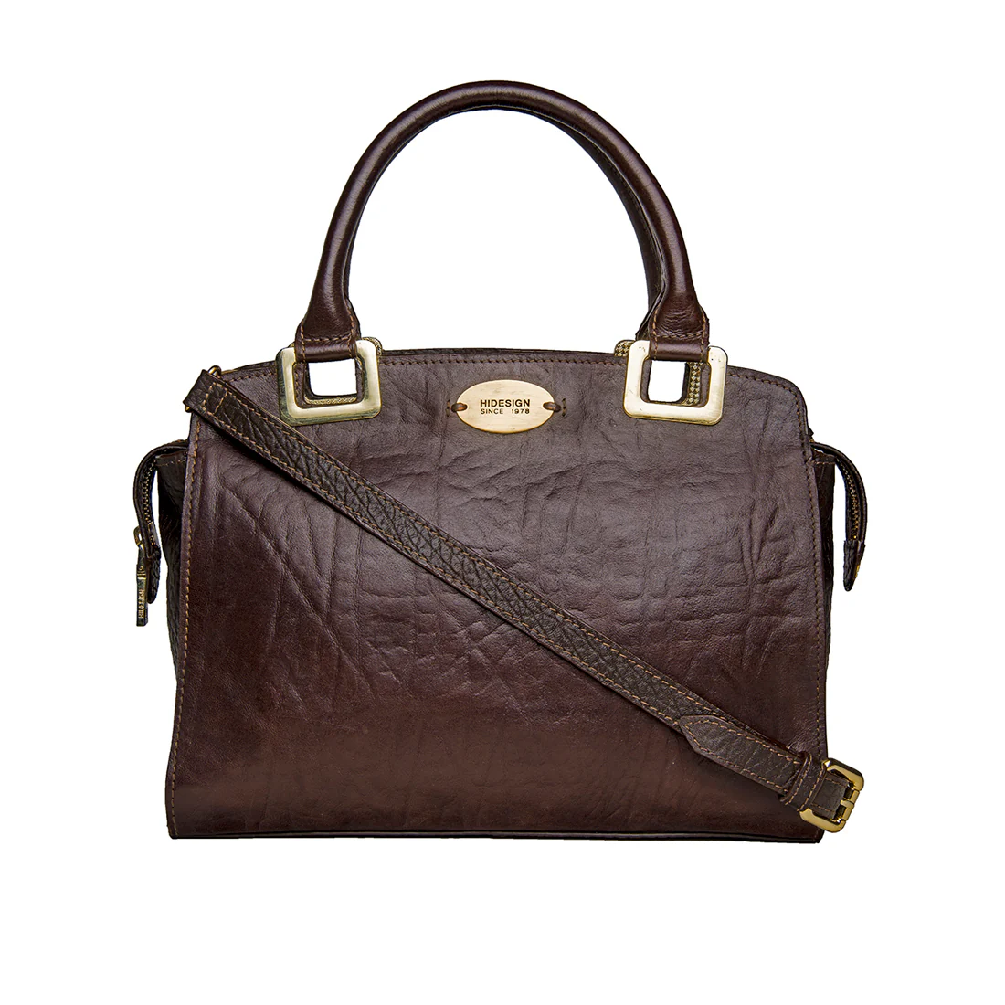 Claudia 02 Brown Leather Satchel