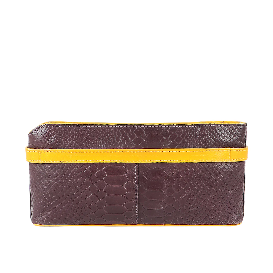 Clio W1 Purple Leather Clutch Wallet - Image 3