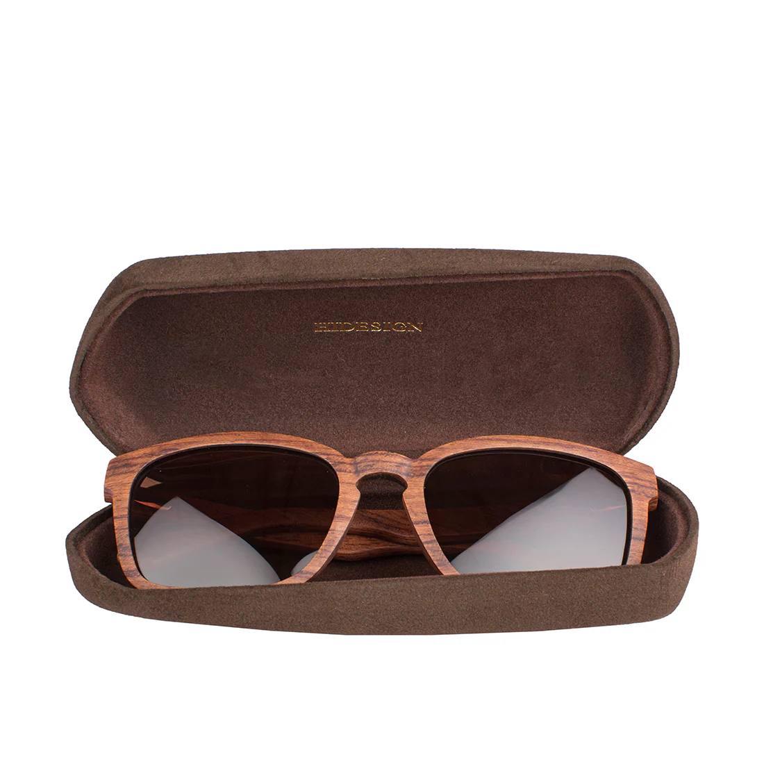 Congo Unisex Brown Wayfarer Sunglasses - Image 6