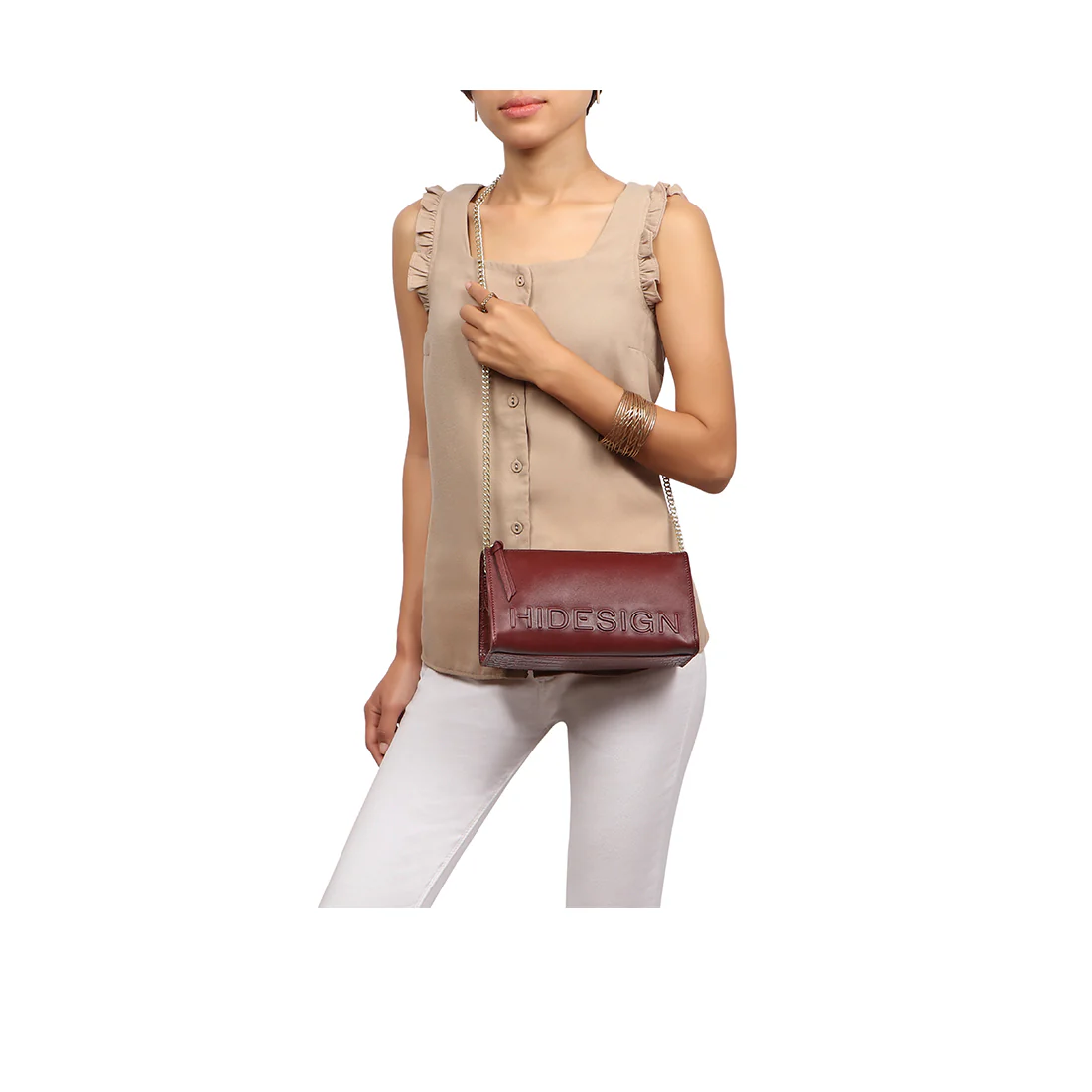 Contessa S Leather Sling Bag - Image 6