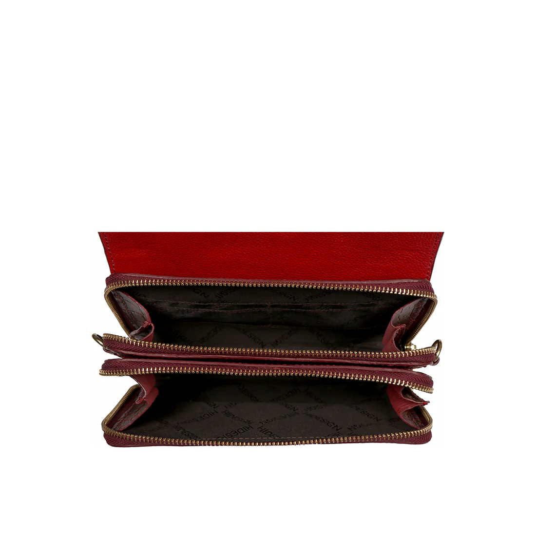 Coquette 01 Marsala Leather Sling Bag - Image 5