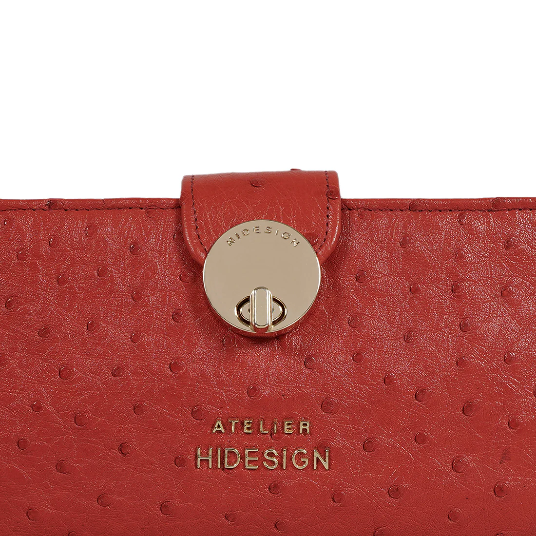 Coral W5 Red Leather Bi-Fold Wallet - Image 6