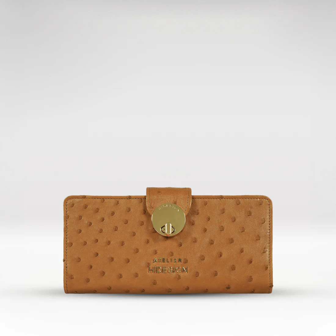 Coral W5 Tan Leather Bi-Fold Wallet
