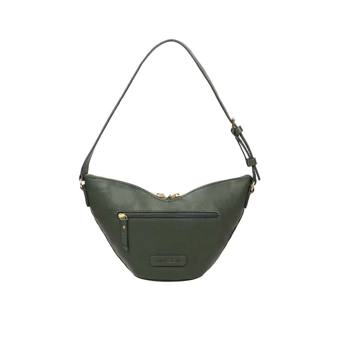 Cordoba 04 Green Leather Shoulder Bag - Image 3