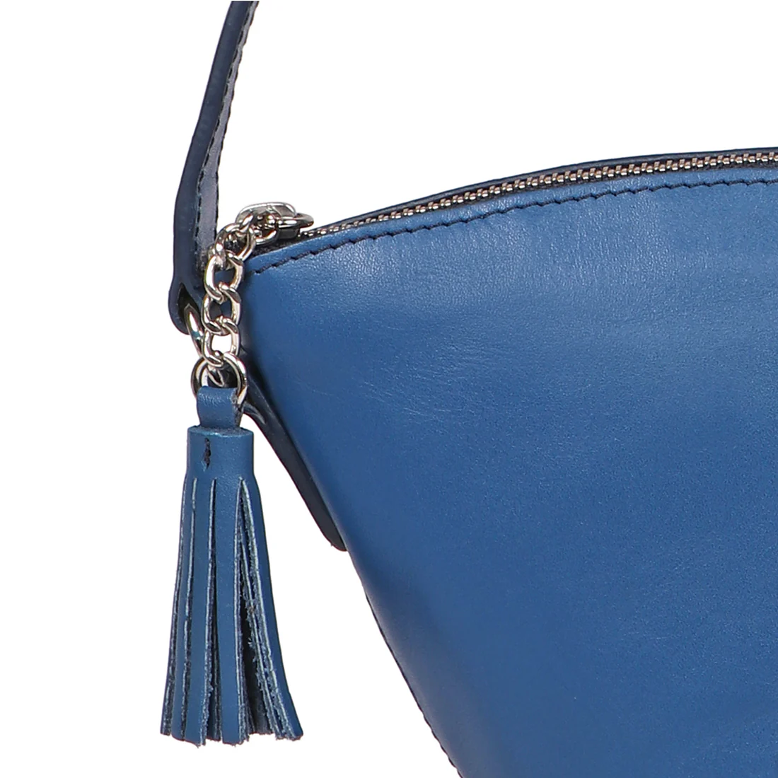 Cordoba 06 Blue Leather Shoulder Bag - Image 5