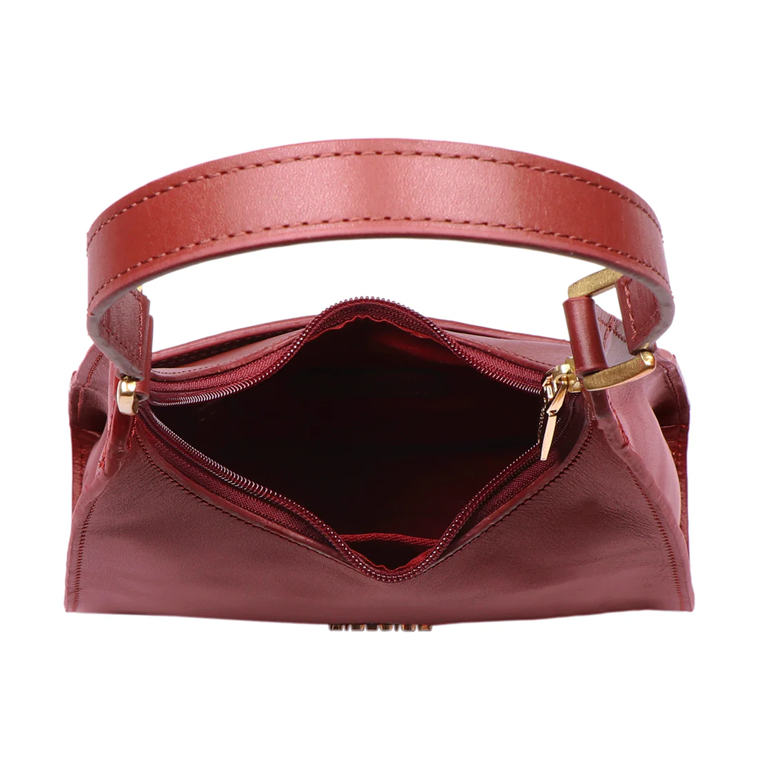 Cordoba 07 Red Leather Shoulder Bag - Image 6