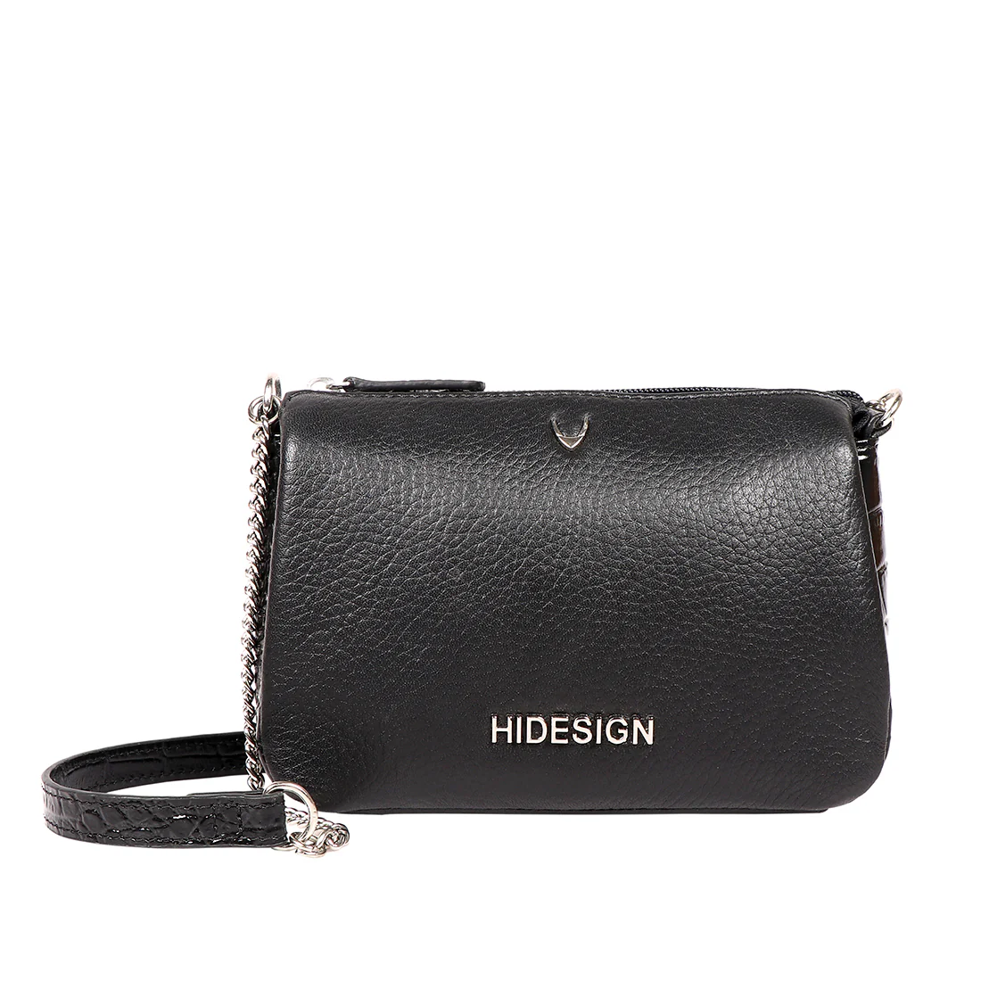 Corso 01 Black Leather Sling Bag - Image 2