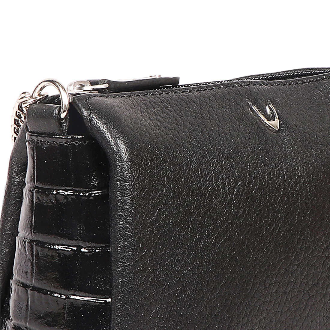 Corso 01 Black Leather Sling Bag - Image 5