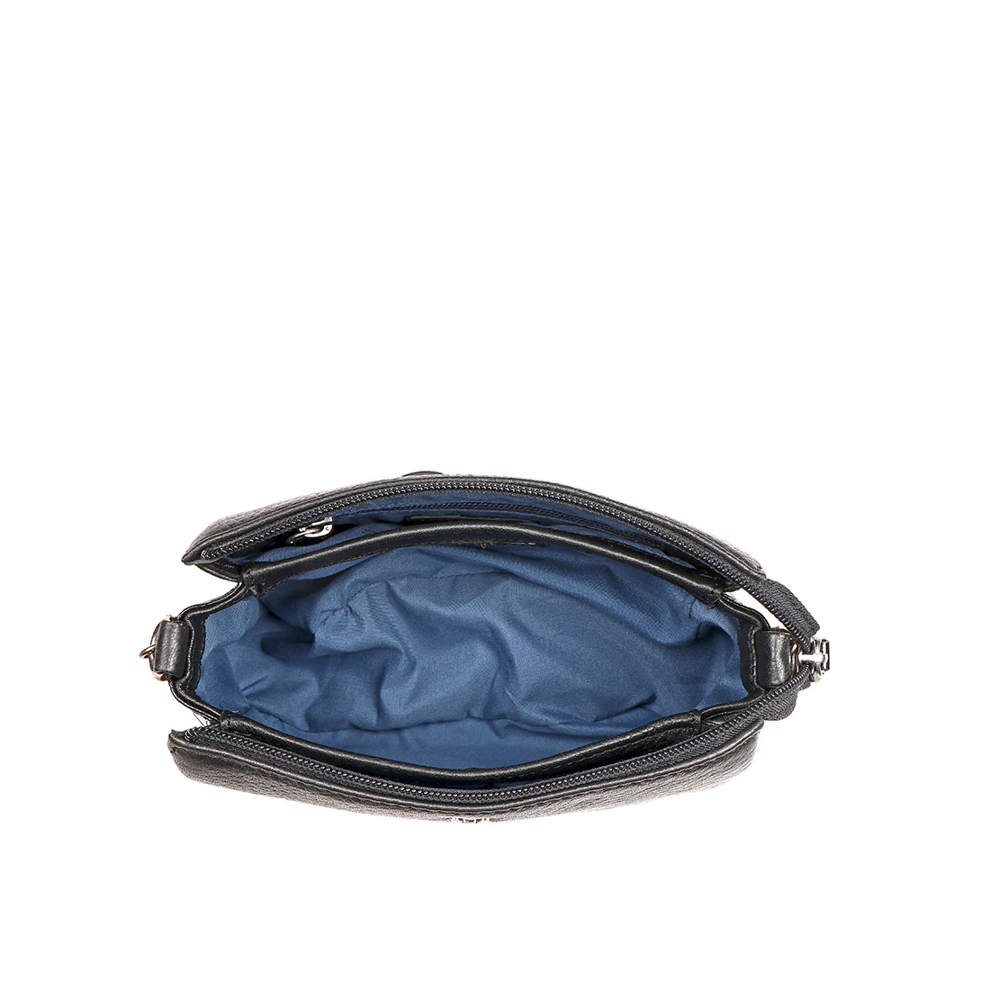 Corso 01 Black Leather Sling Bag - Image 6
