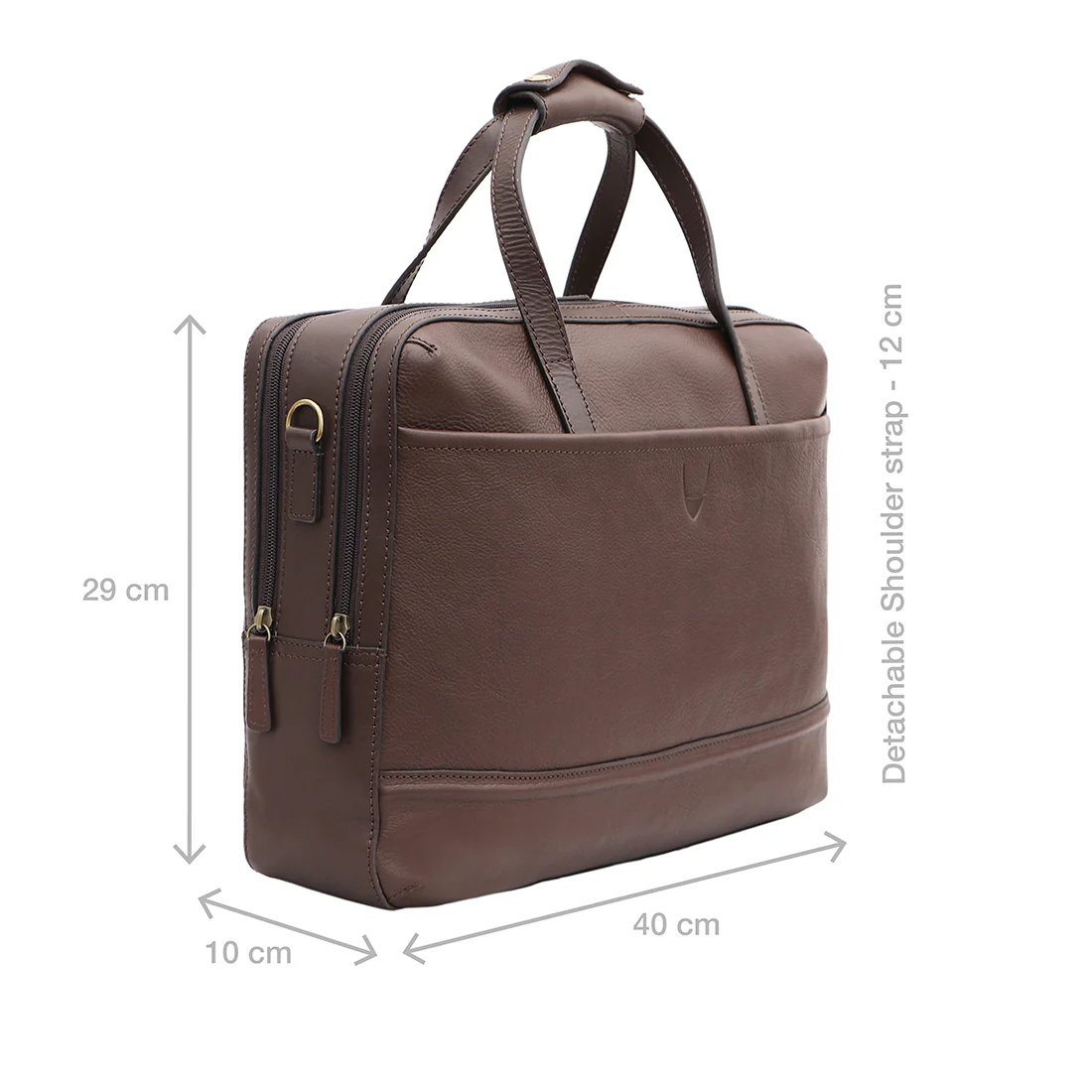 Cougar 02 Brown Leather  Briefcase - Image 3