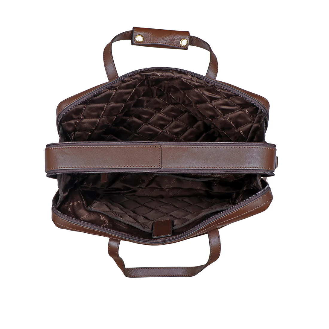 Cougar 02 Brown Leather  Briefcase - Image 5