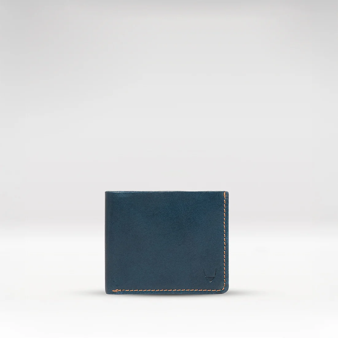Count W1 Blue Leather Bi-Fold Wallet