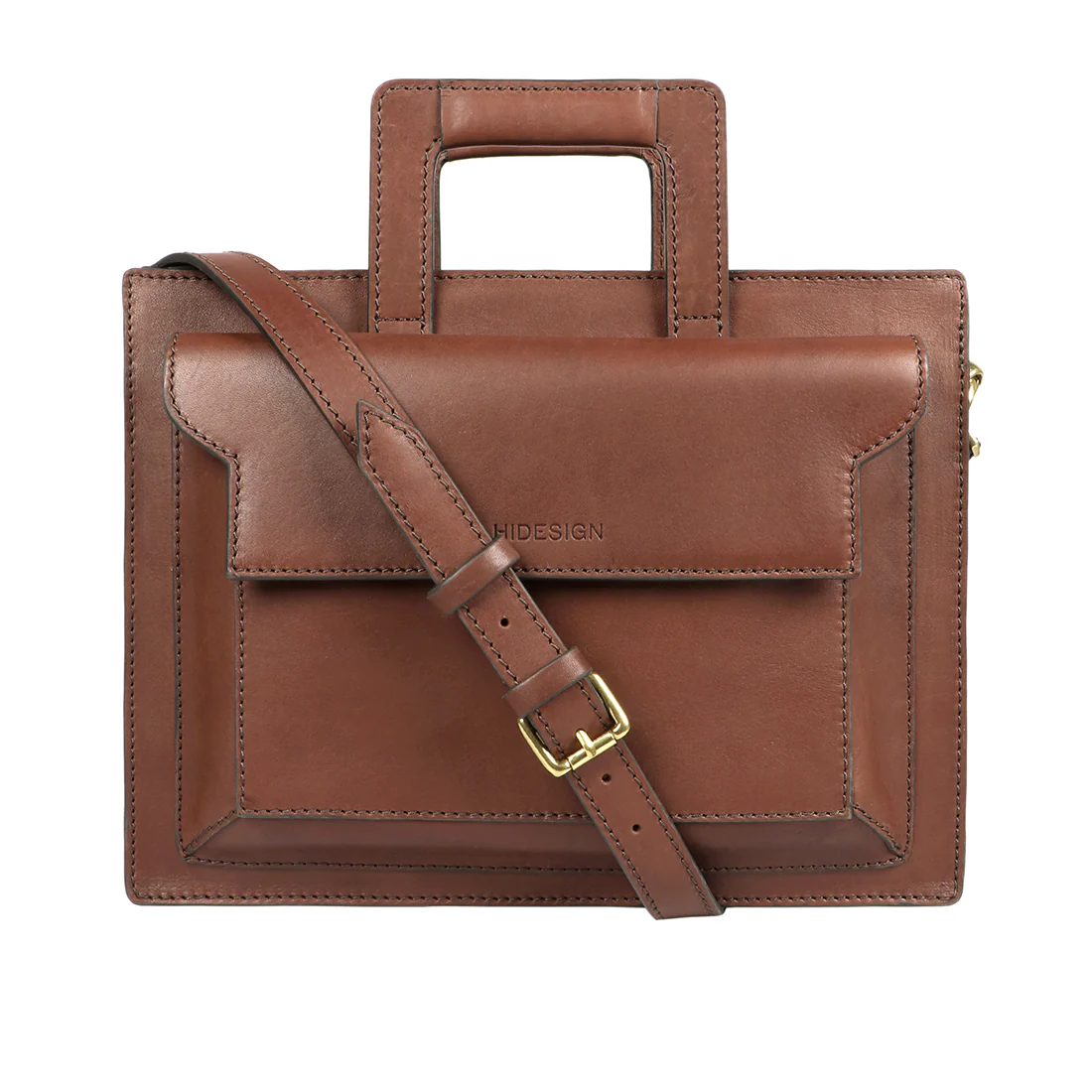 Creation - 01 Brown Leather Briefcase