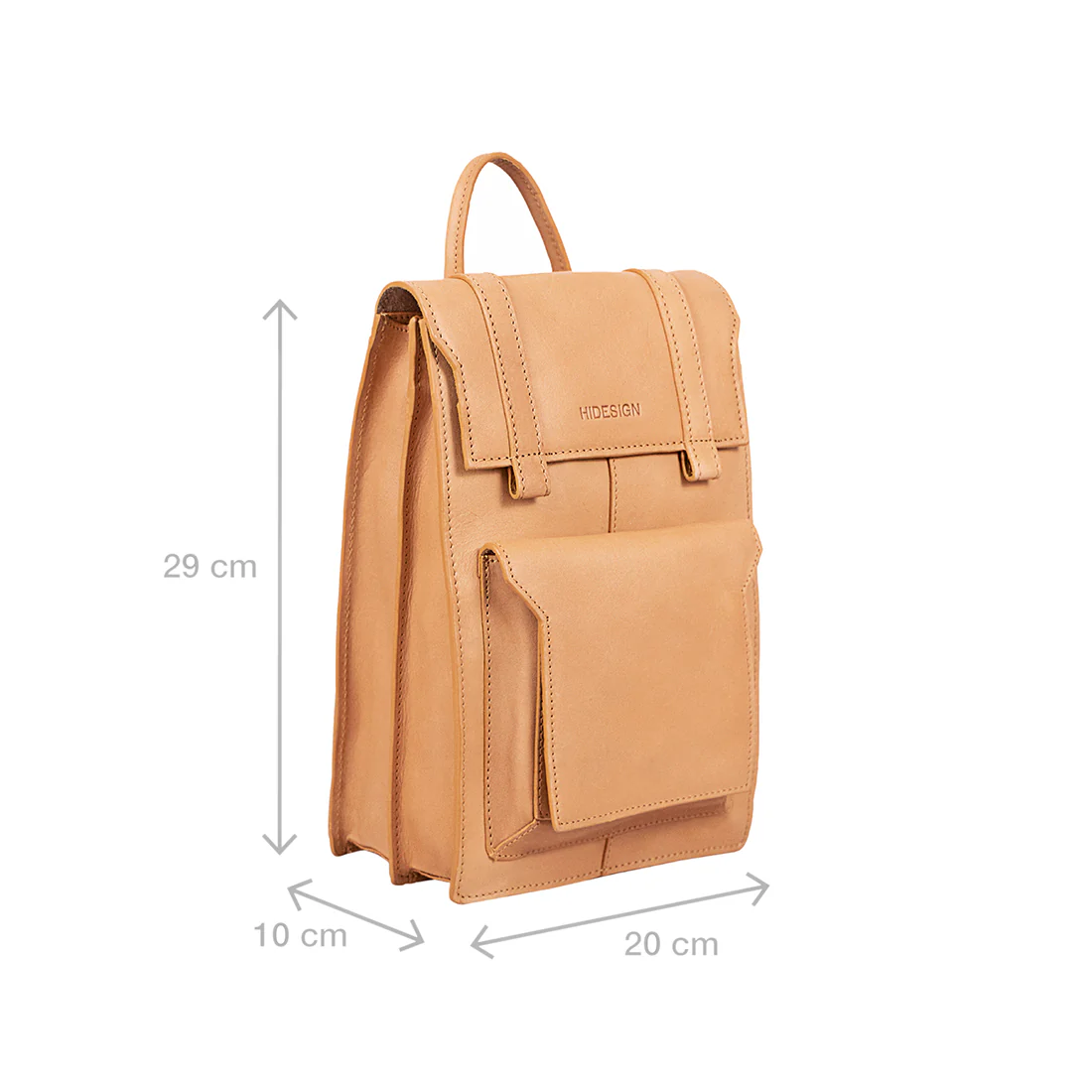 Creation - 02 Nude Leather Backpack - Image 3