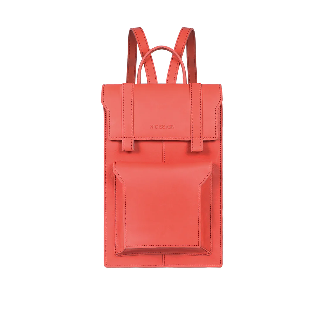 Creation - 02 Red Leather Backpack