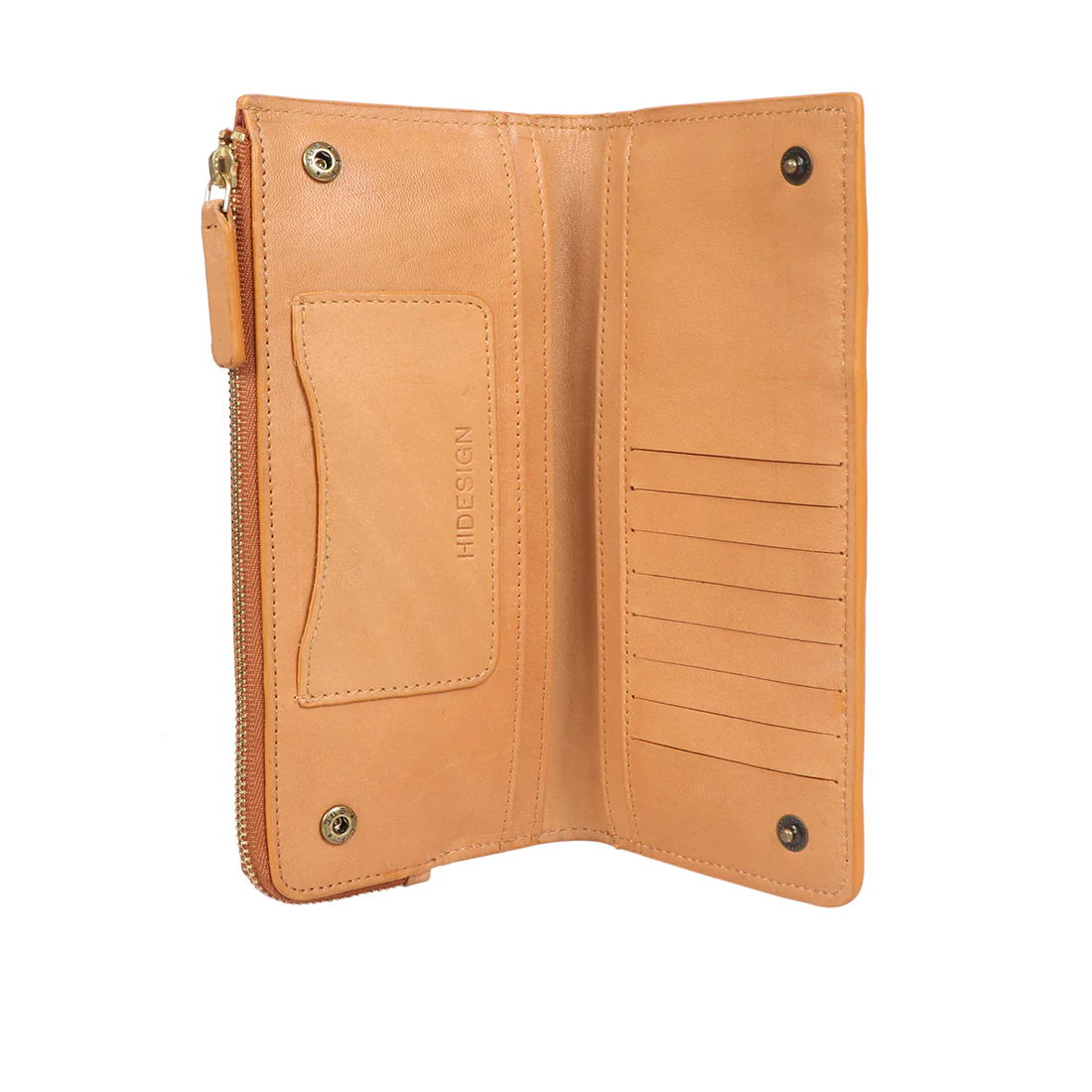 Creation - W2 Nude Leather Bi-Fold Wallet - Image 3