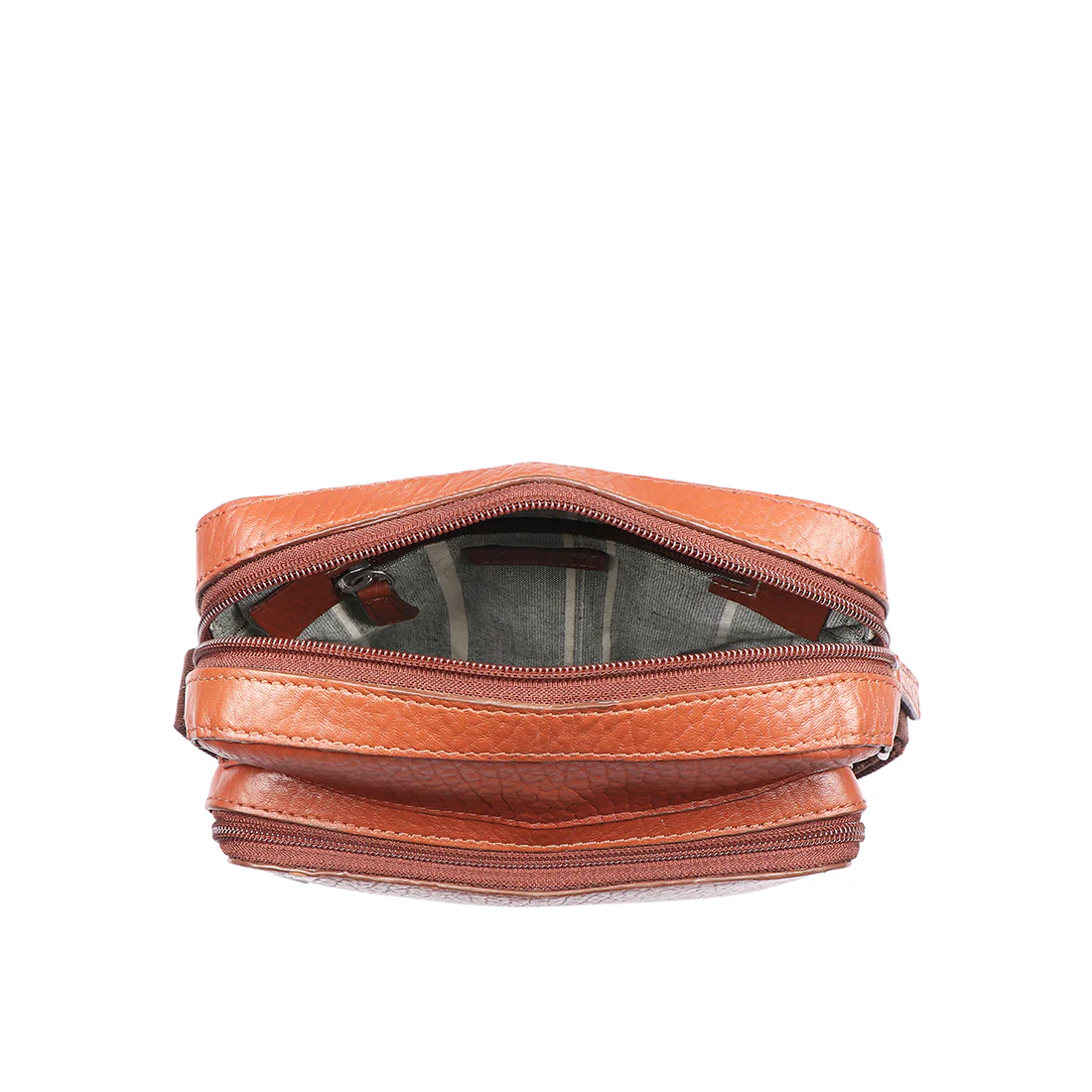 Cross City Bag Tan Leather Crossbody - Image 6