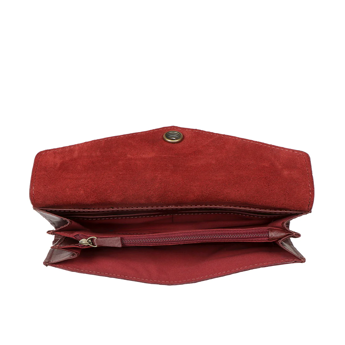 Cupertino W1 Marsala Leather Clutch Wallet - Image 4
